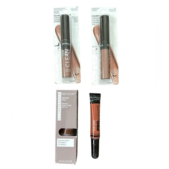 Lot Of Makeup Covergirl LA Girl Revlon Concealer Serum Tint Sealed - Picture 1 of 6
